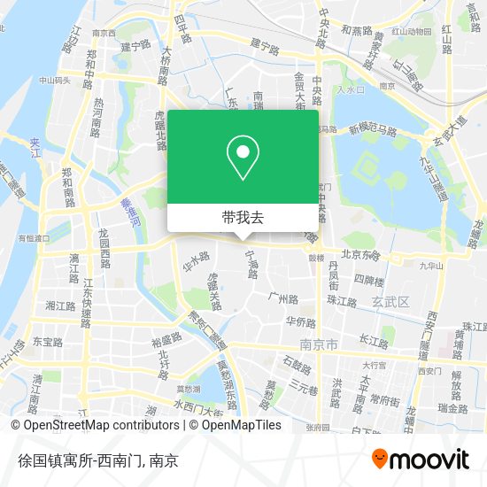 徐国镇寓所-西南门地图