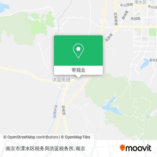 南京市溧水区税务局洪蓝税务所地图