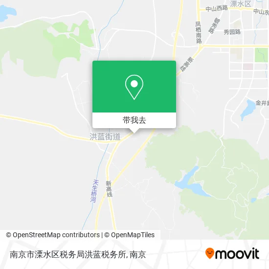南京市溧水区税务局洪蓝税务所地图