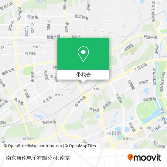 南京康伦电子有限公司地图