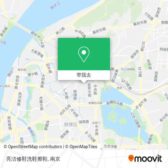 亮洁修鞋洗鞋擦鞋地图