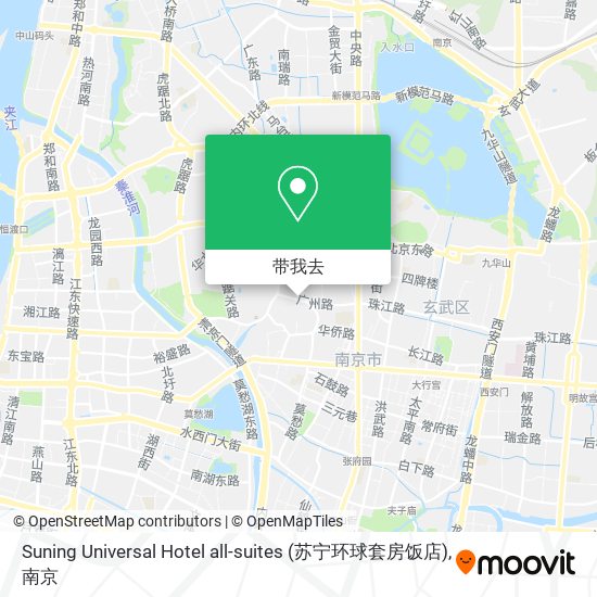 Suning Universal Hotel all-suites (苏宁环球套房饭店)地图