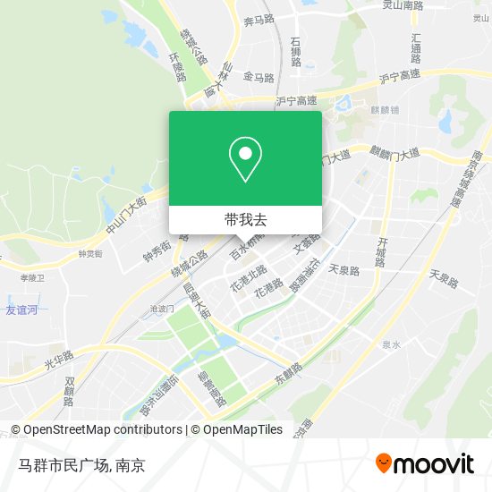 马群市民广场地图
