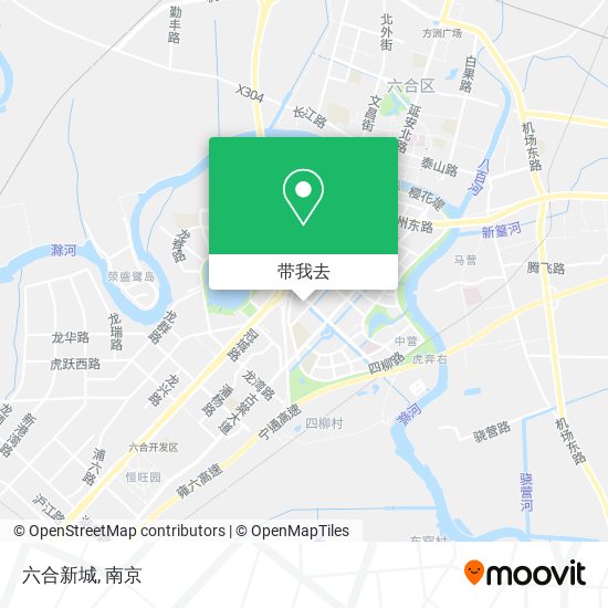 六合新城地图