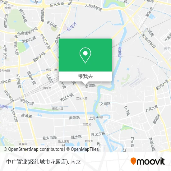 中广置业(经纬城市花园店)地图