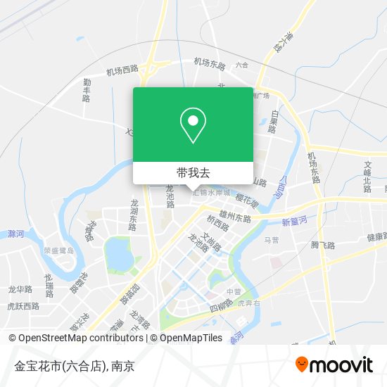金宝花市(六合店)地图