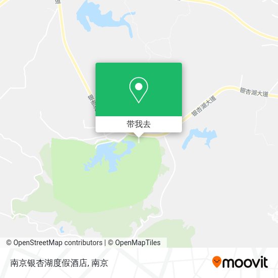 南京银杏湖度假酒店地图
