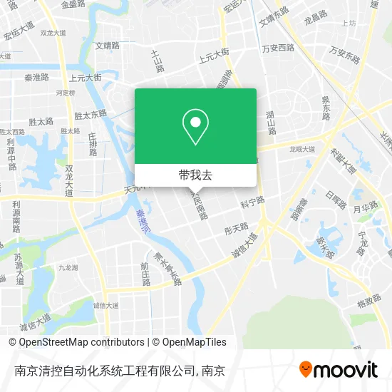 南京清控自动化系统工程有限公司地图