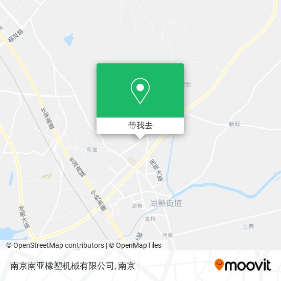 南京南亚橡塑机械有限公司地图