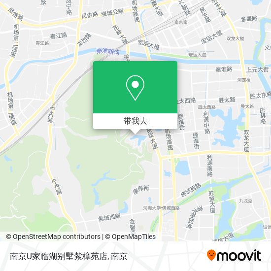 南京U家临湖别墅紫樟苑店地图