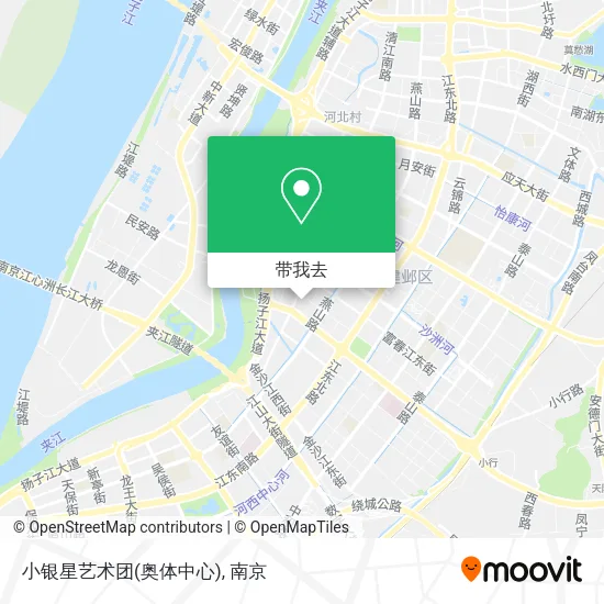 小银星艺术团(奥体中心)地图