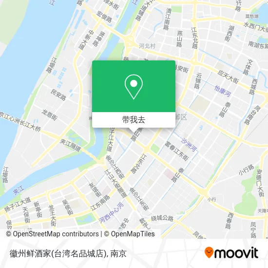 徽州鲜酒家(台湾名品城店)地图