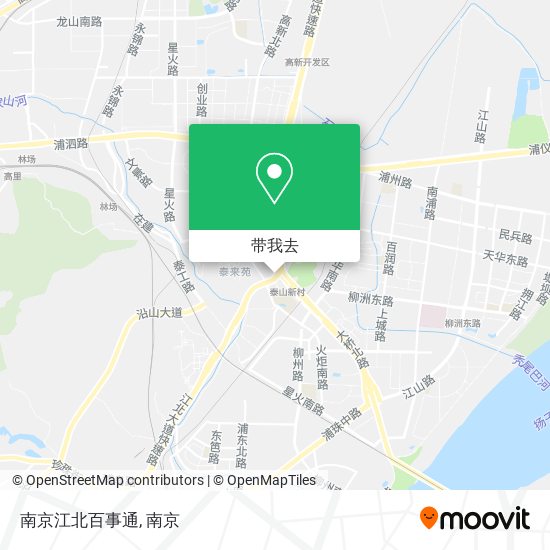 南京江北百事通地图