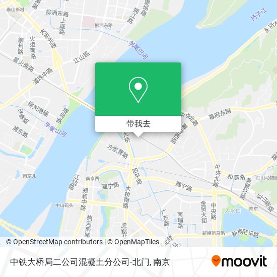 中铁大桥局二公司混凝土分公司-北门地图