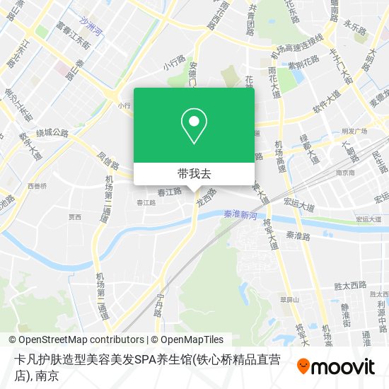 卡凡护肤造型美容美发SPA养生馆(铁心桥精品直营店)地图