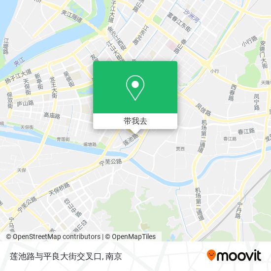 莲池路与平良大街交叉口地图