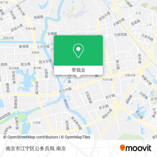 南京市江宁区公务员局地图