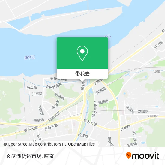 玄武湖货运市场地图