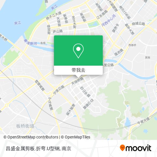 昌盛金属剪板.折弯.U型钢地图