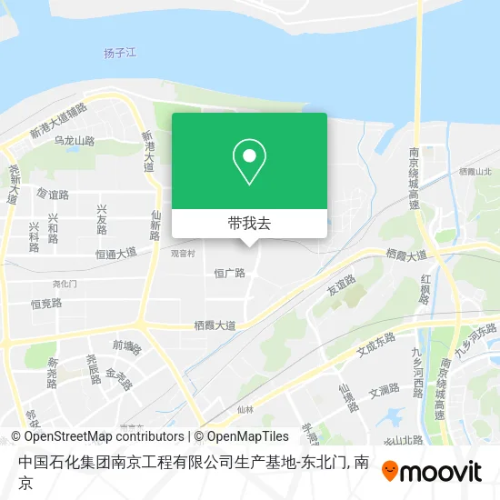 中国石化集团南京工程有限公司生产基地-东北门地图