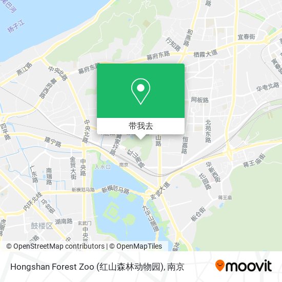 Hongshan Forest Zoo (红山森林动物园)地图