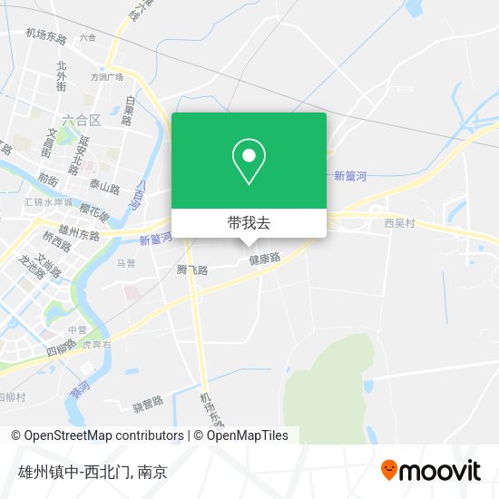 雄州镇中-西北门地图