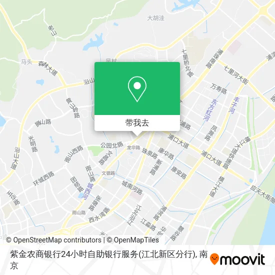 紫金农商银行24小时自助银行服务(江北新区分行)地图