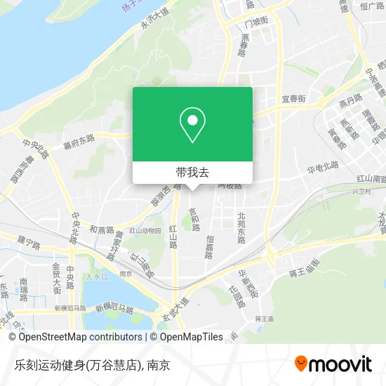 乐刻运动健身(万谷慧店)地图
