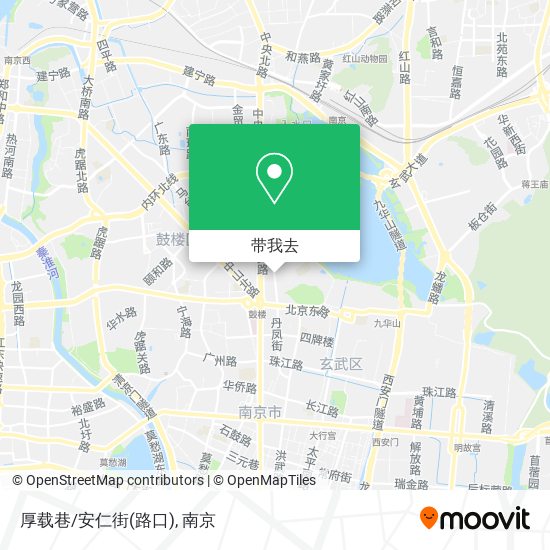 厚载巷/安仁街(路口)地图