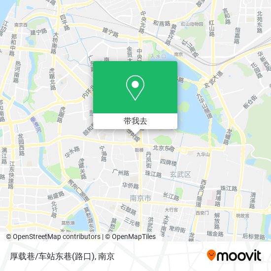 厚载巷/车站东巷(路口)地图