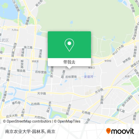 南京农业大学-园林系地图