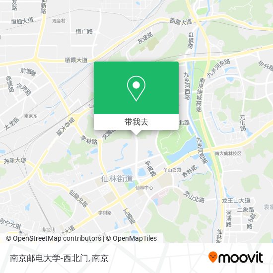 南京邮电大学-西北门地图