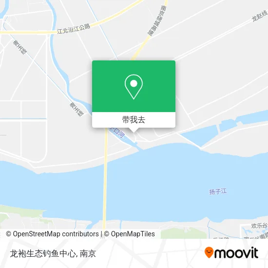 龙袍生态钓鱼中心地图