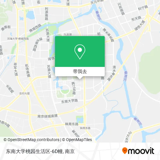 东南大学桃园生活区-6D幢地图