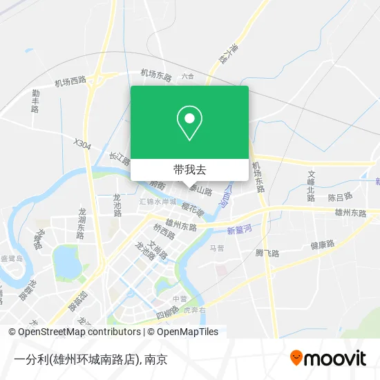 一分利(雄州环城南路店)地图