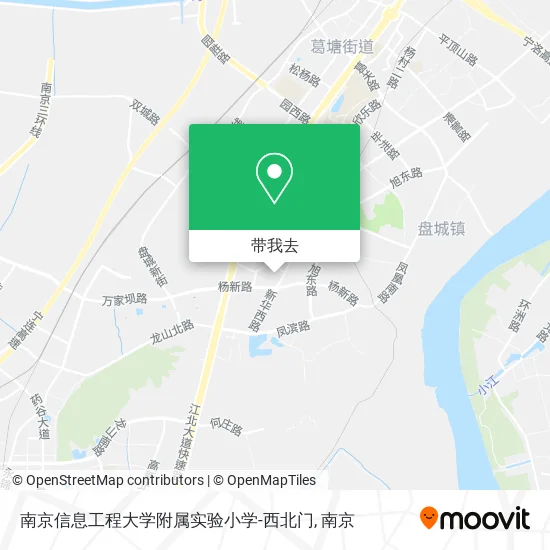 南京信息工程大学附属实验小学-西北门地图