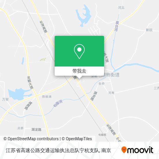 江苏省高速公路交通运输执法总队宁杭支队地图