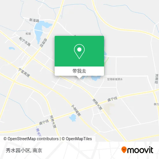 秀水园小区地图
