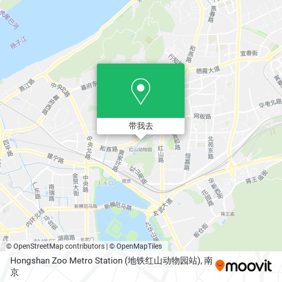 Hongshan Zoo Metro Station (地铁红山动物园站)地图