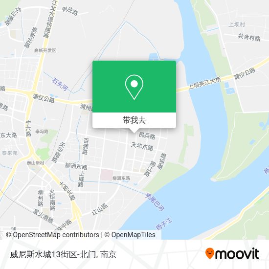 威尼斯水城13街区-北门地图