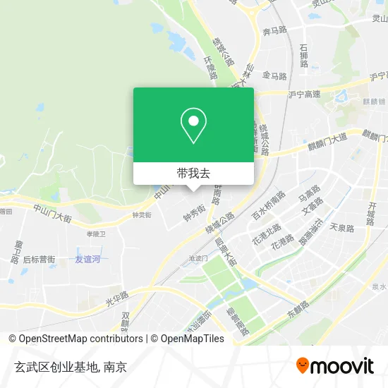玄武区创业基地地图