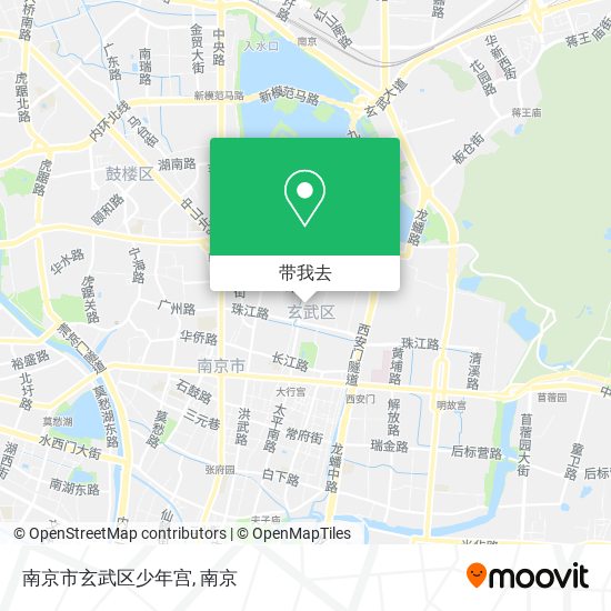 南京市玄武区少年宫地图