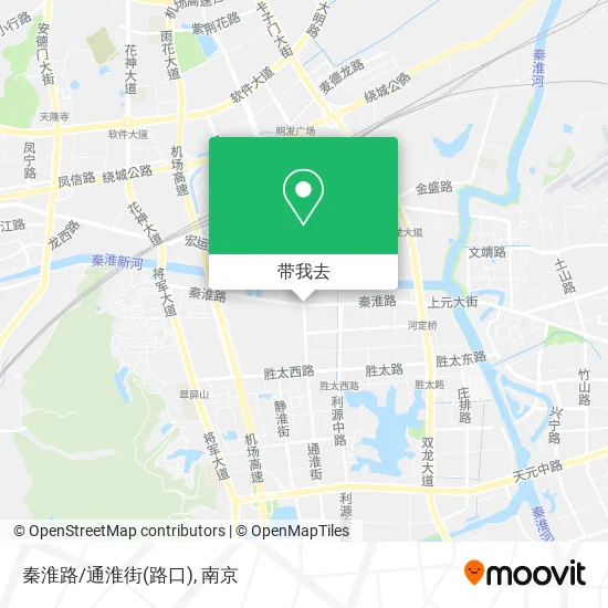 秦淮路/通淮街(路口)地图