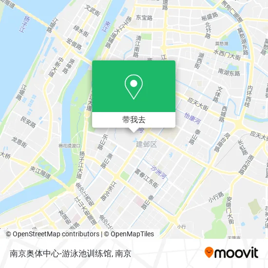 南京奥体中心-游泳池训练馆地图
