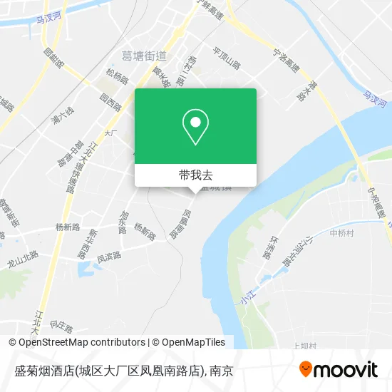 盛菊烟酒店(城区大厂区凤凰南路店)地图