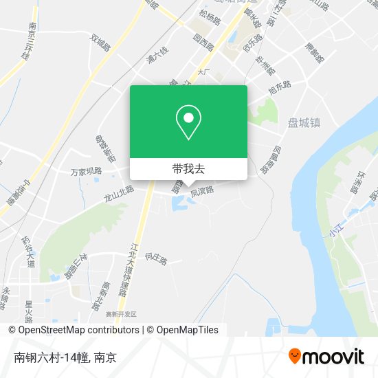 南钢六村-14幢地图
