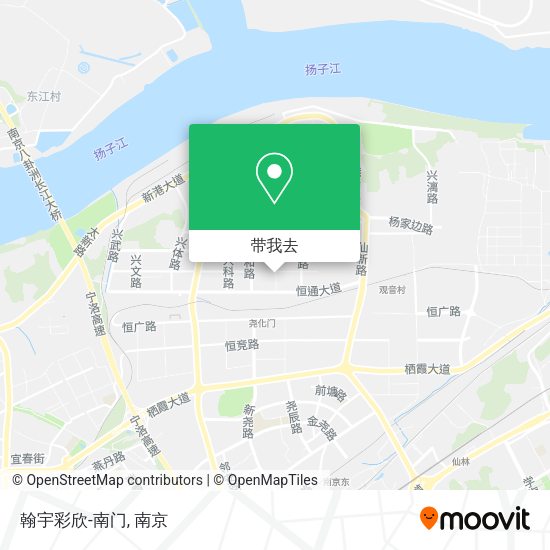 翰宇彩欣-南门地图