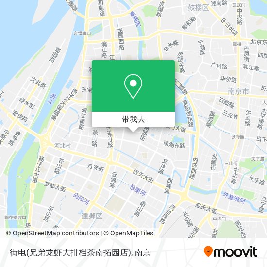 街电(兄弟龙虾大排档茶南拓园店)地图