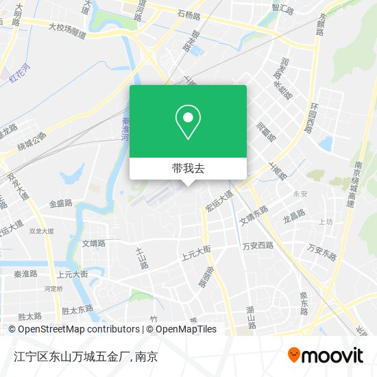 江宁区东山万城五金厂地图
