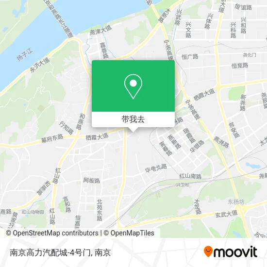 南京高力汽配城-4号门地图